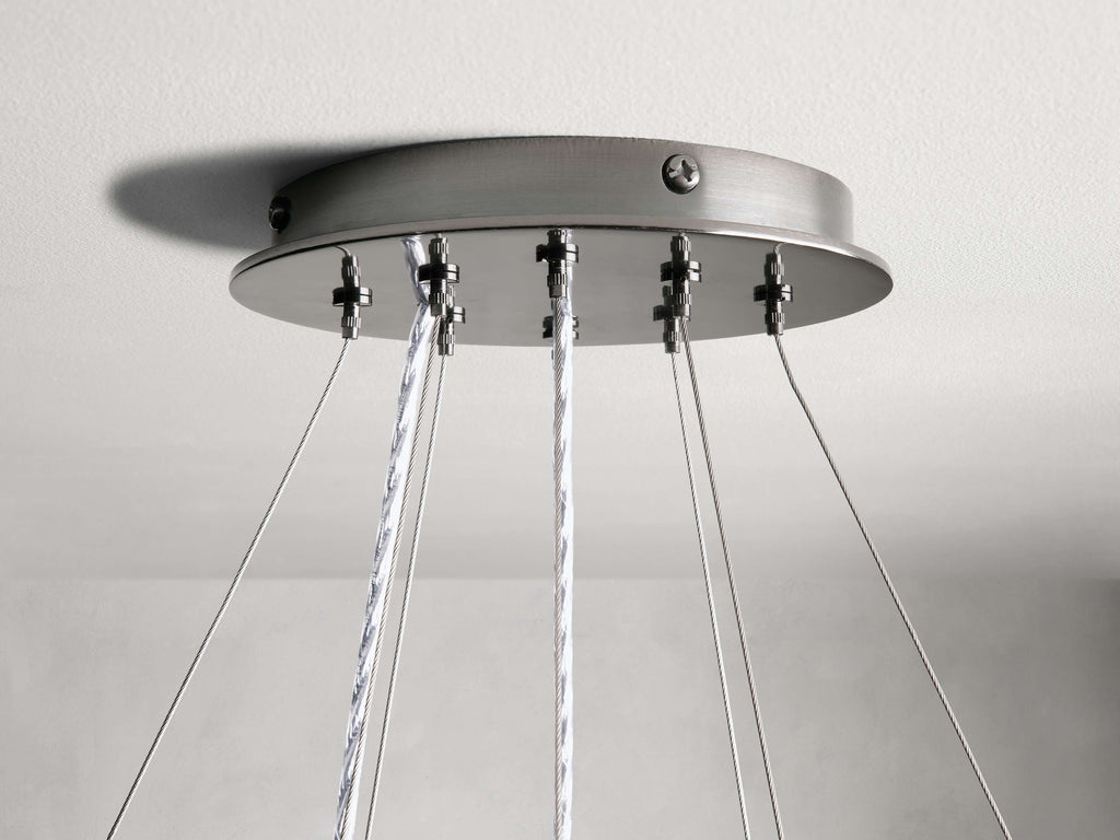 Jeunet 2-Tier Round Chandelier by Bling Lighting Studio