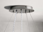 Jeunet 2-Tier Round Chandelier by Bling Lighting Studio