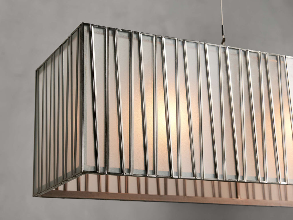 Jeunet Rectangular Chandelier by Bling Lighting Studio