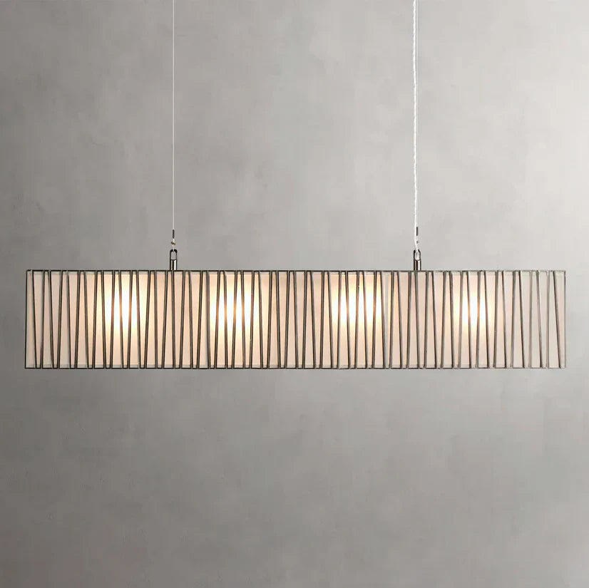 Jeunet Rectangular Chandelier by Bling Lighting Studio