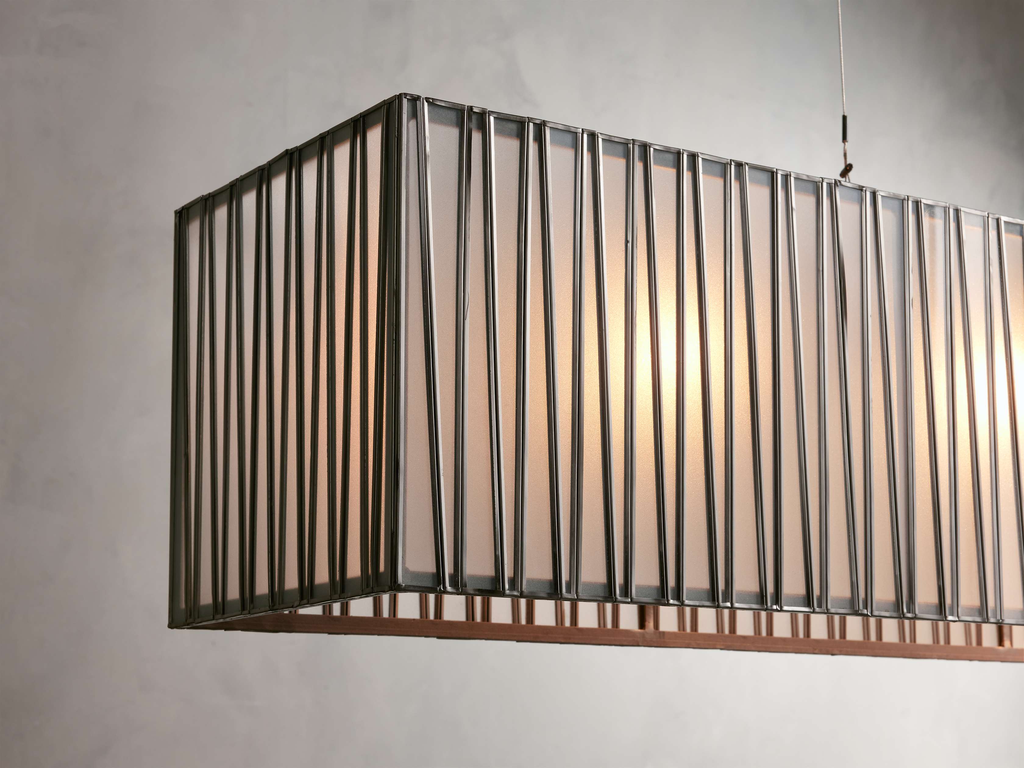 Jeunet Rectangular Chandelier by Bling Lighting Studio