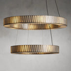Jeunet 2-Tier Round Chandelier by Bling Lighting Studio