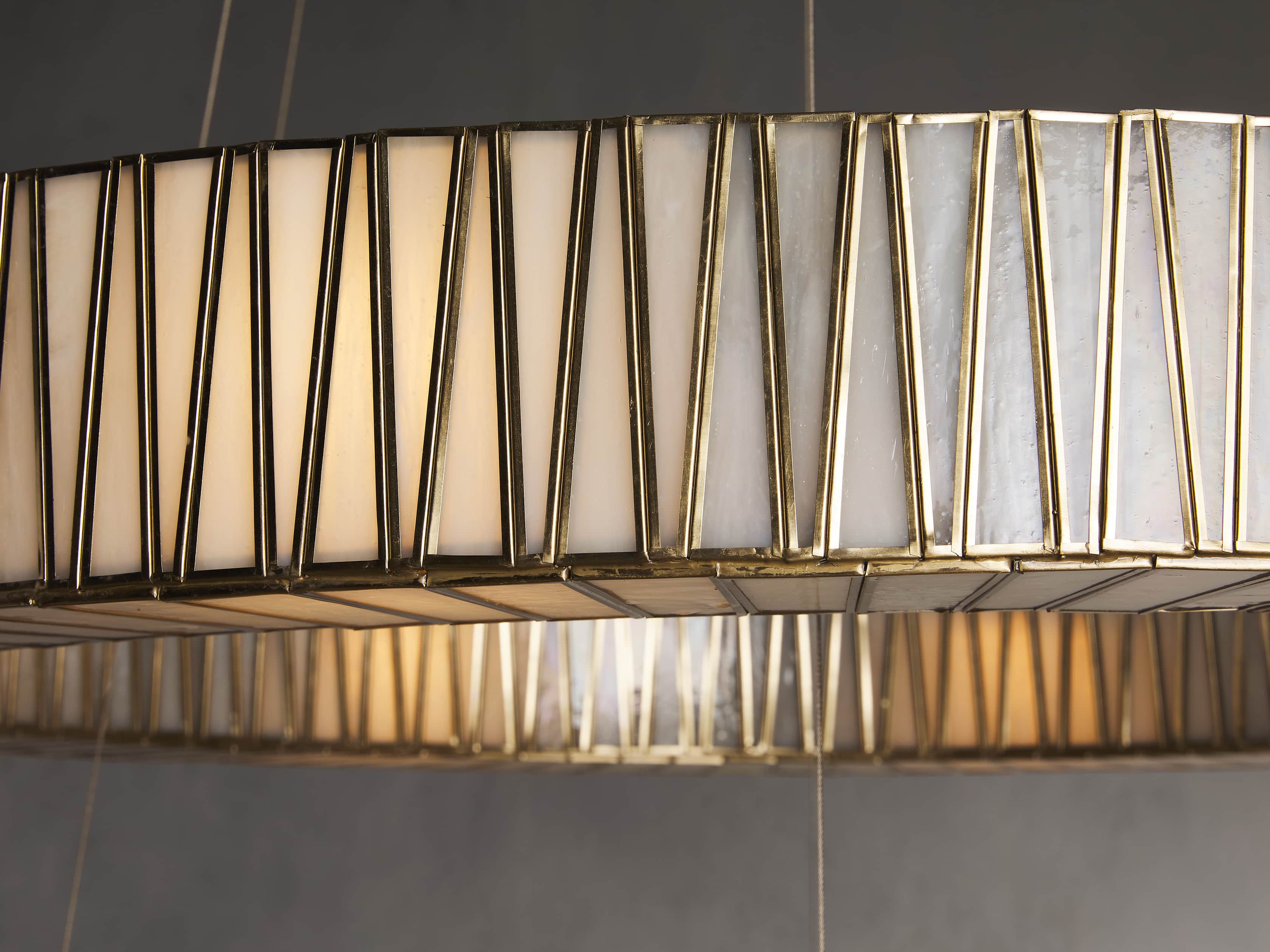 Jeunet 2-Tier Round Chandelier by Bling Lighting Studio
