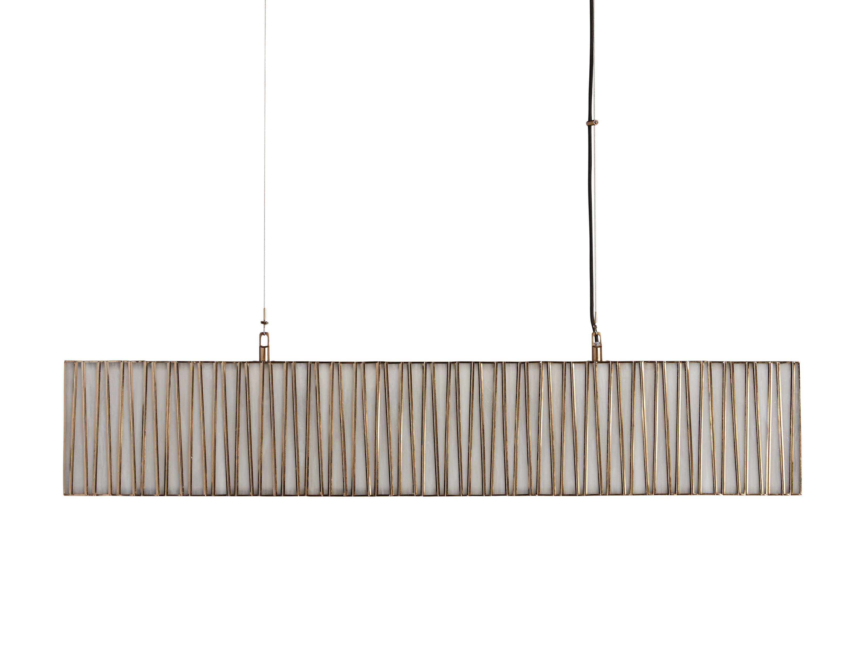 Jeunet Rectangular Chandelier by Bling Lighting Studio
