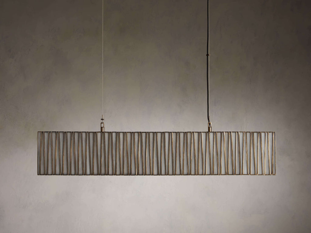 Jeunet Rectangular Chandelier by Bling Lighting Studio
