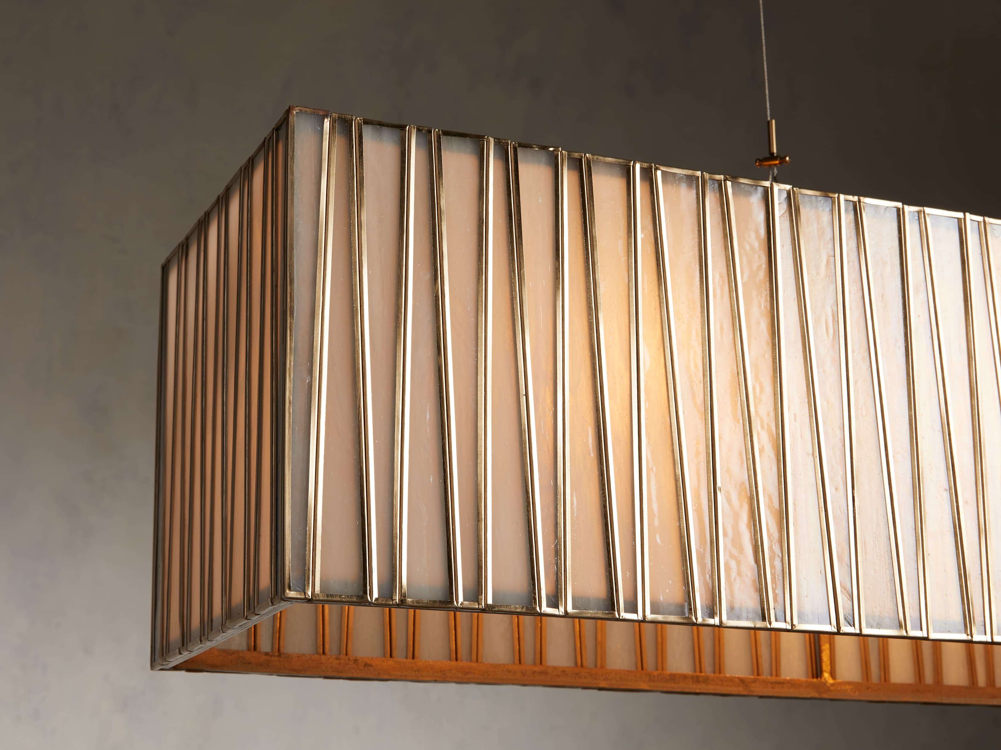 Jeunet Rectangular Chandelier by Bling Lighting Studio