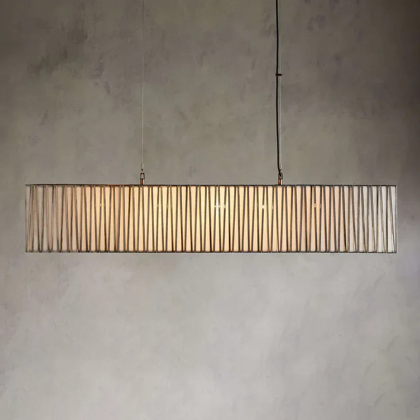 Jeunet Rectangular Chandelier by Bling Lighting Studio