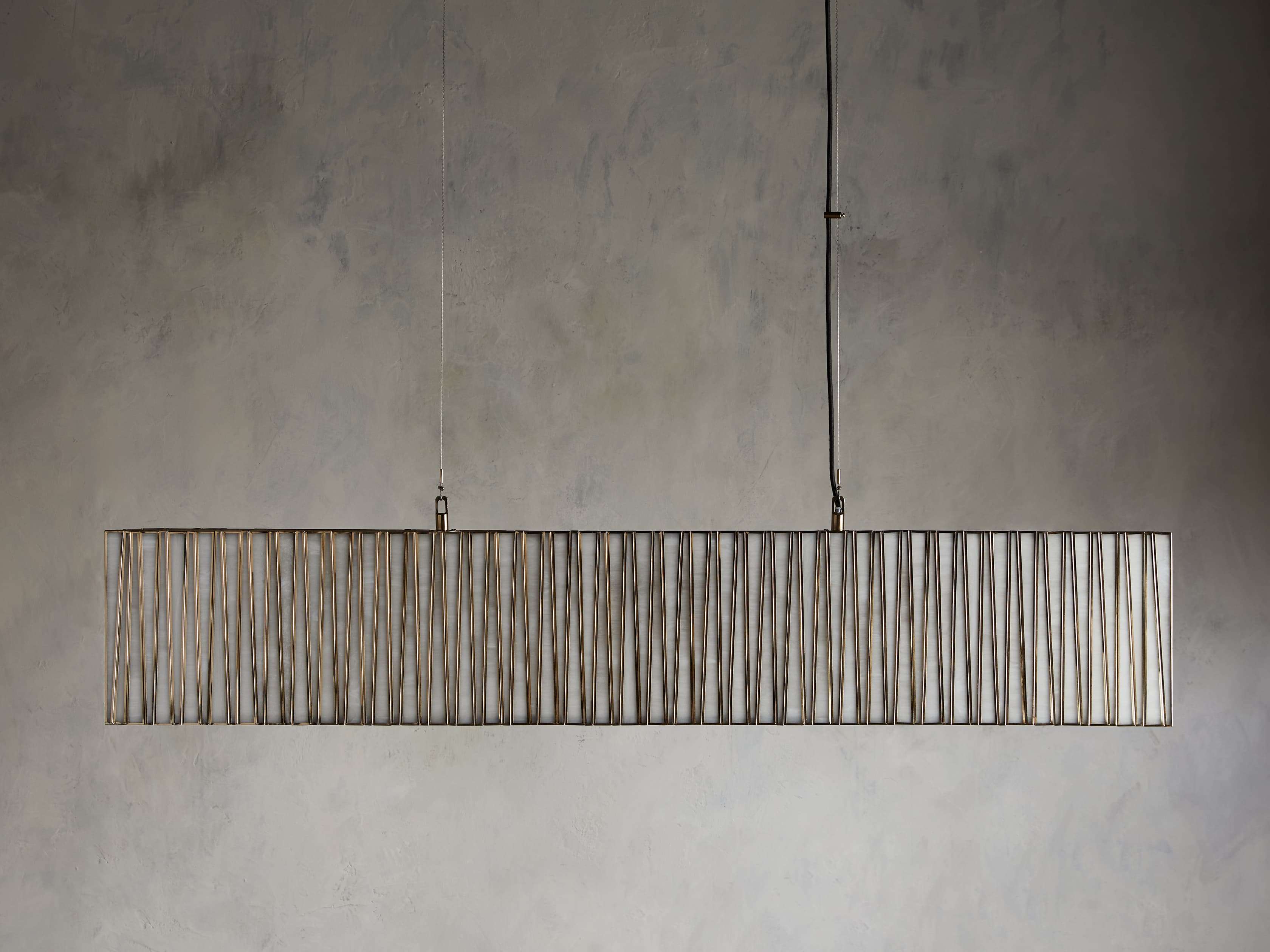 Jeunet Rectangular Chandelier by Bling Lighting Studio