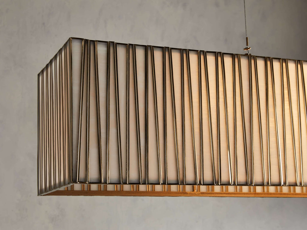Jeunet Rectangular Chandelier by Bling Lighting Studio