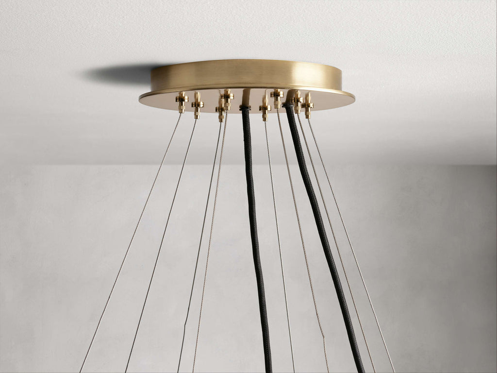 Jeunet 2-Tier Round Chandelier by Bling Lighting Studio