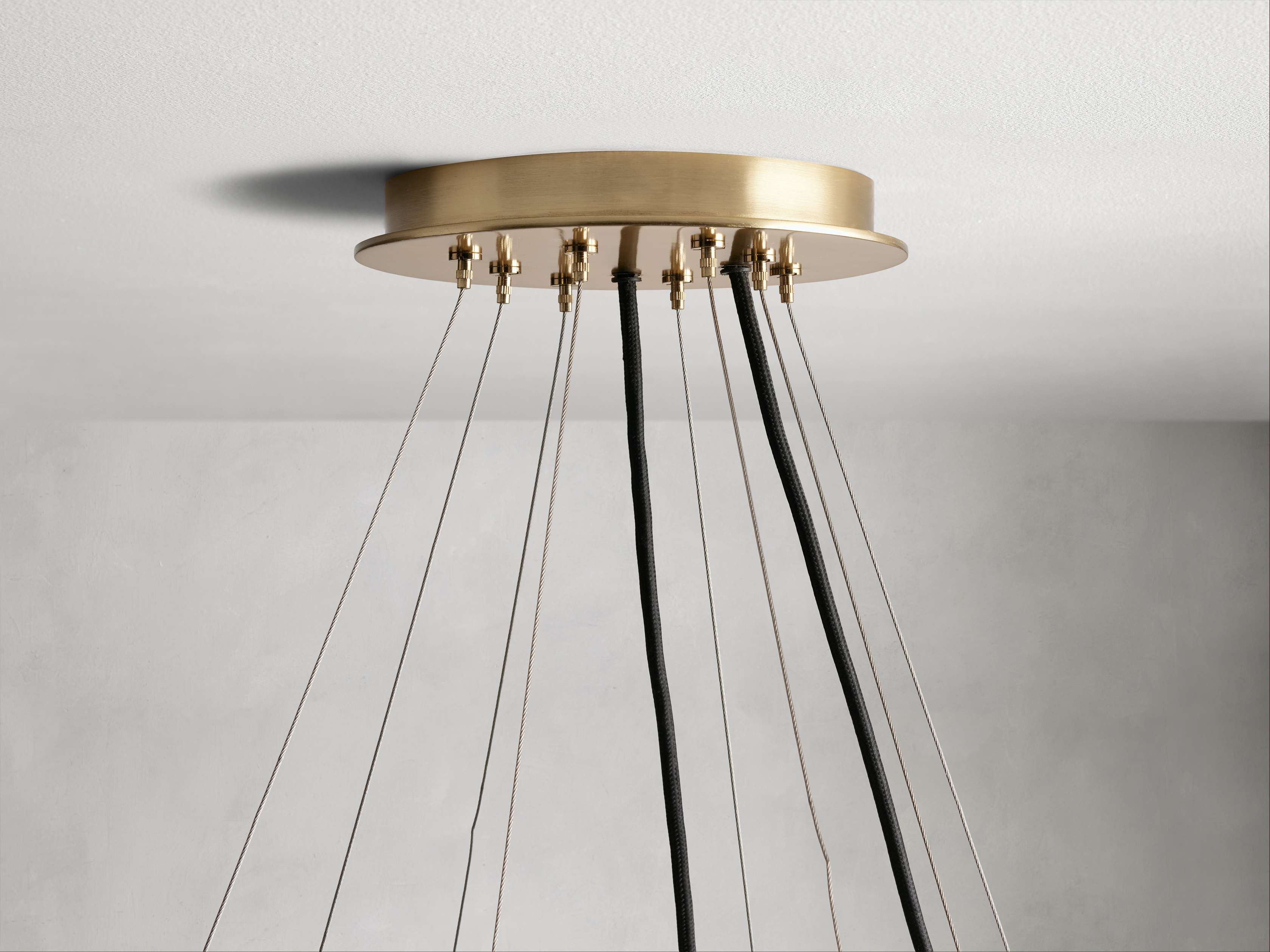 Jeunet 2-Tier Round Chandelier by Bling Lighting Studio
