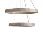 Jeunet 2-Tier Round Chandelier by Bling Lighting Studio