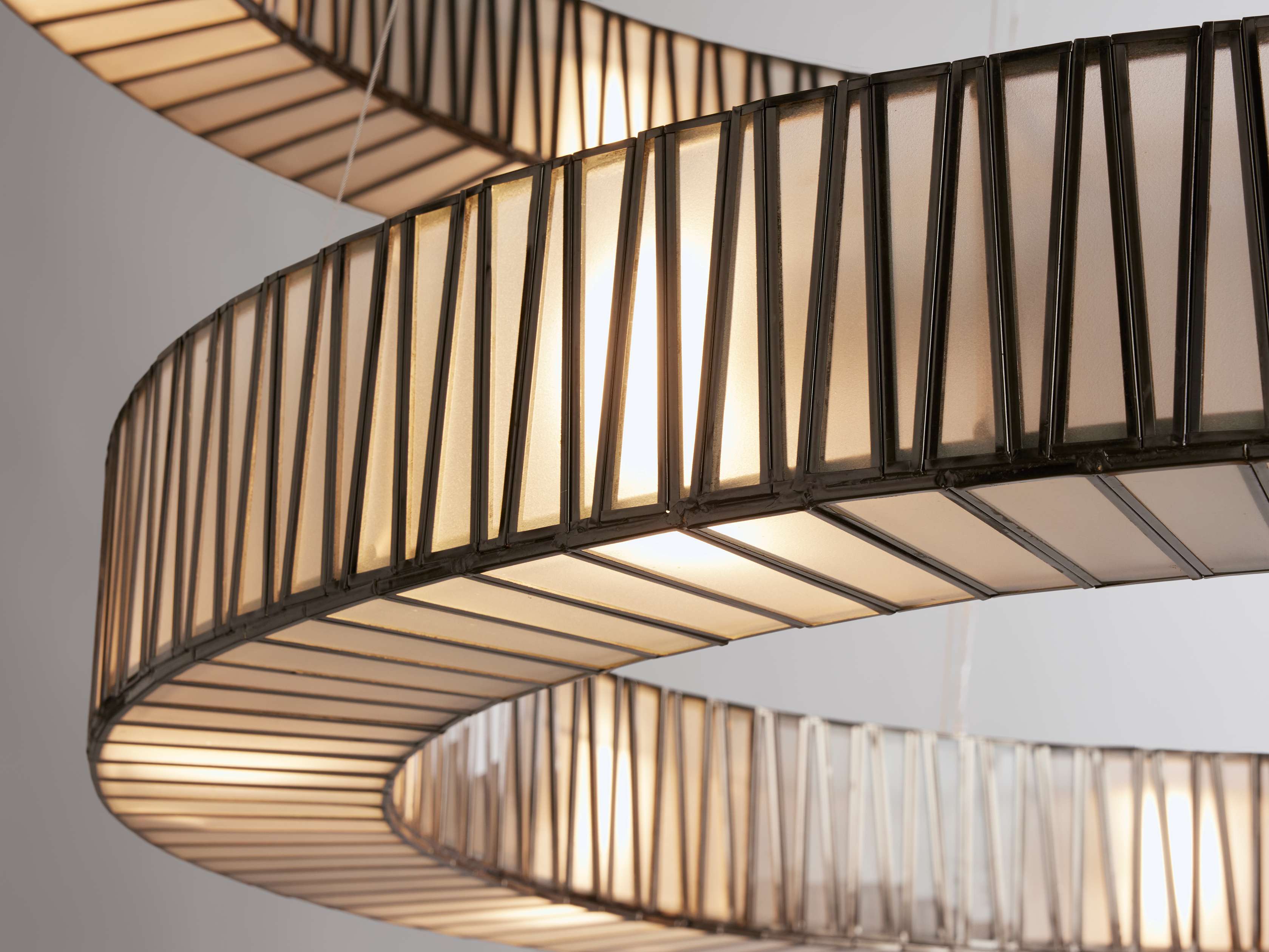 Jeunet 2-Tier Round Chandelier by Bling Lighting Studio
