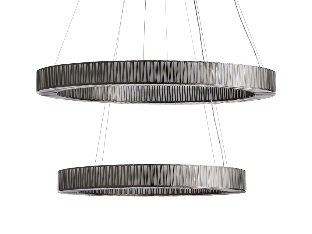 Jeunet 2-Tier Round Chandelier by Bling Lighting Studio