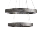 Jeunet 2-Tier Round Chandelier by Bling Lighting Studio