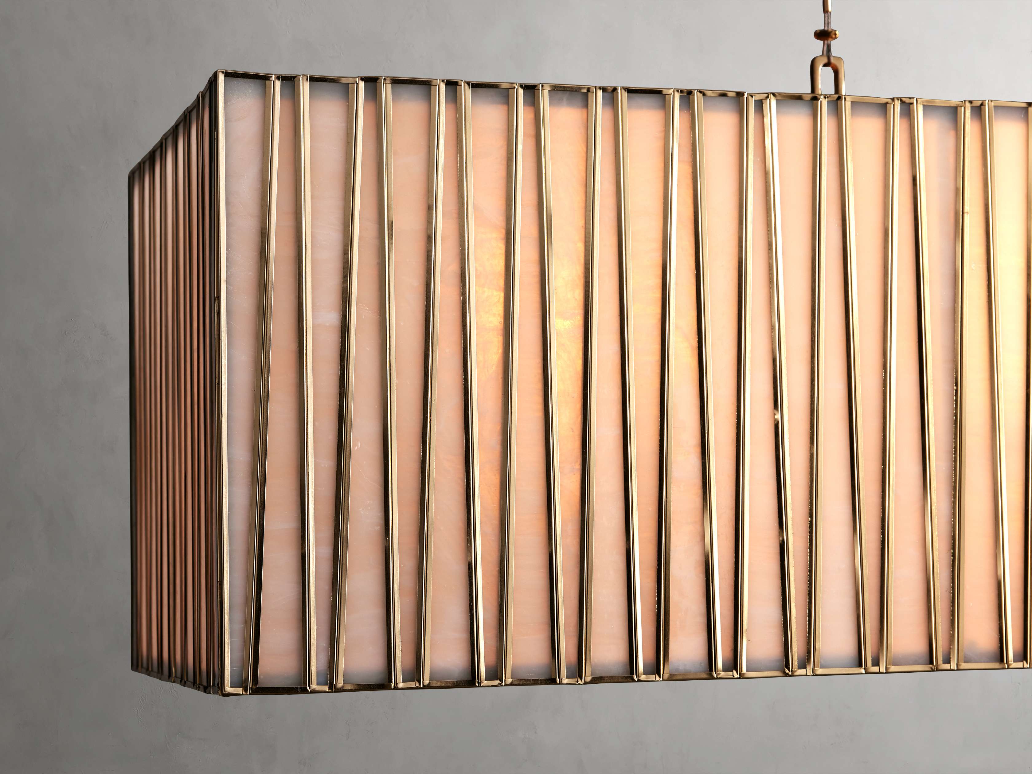 Jeunet Rectangular Chandelier by Bling Lighting Studio