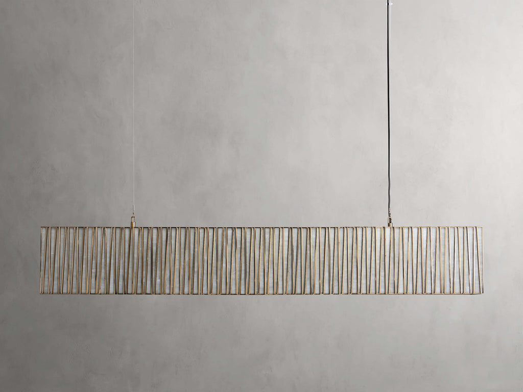 Jeunet Rectangular Chandelier by Bling Lighting Studio