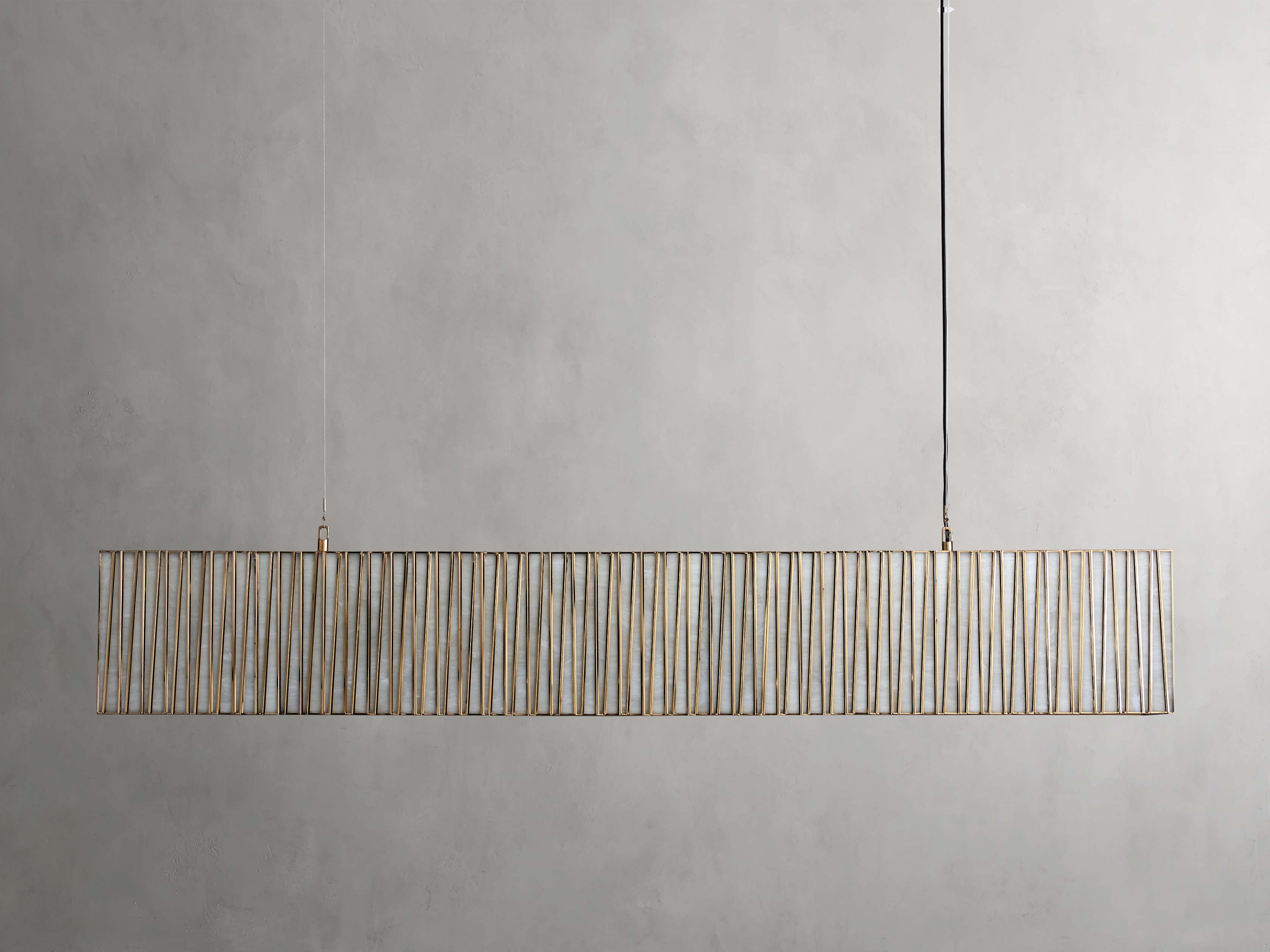 Jeunet Rectangular Chandelier by Bling Lighting Studio