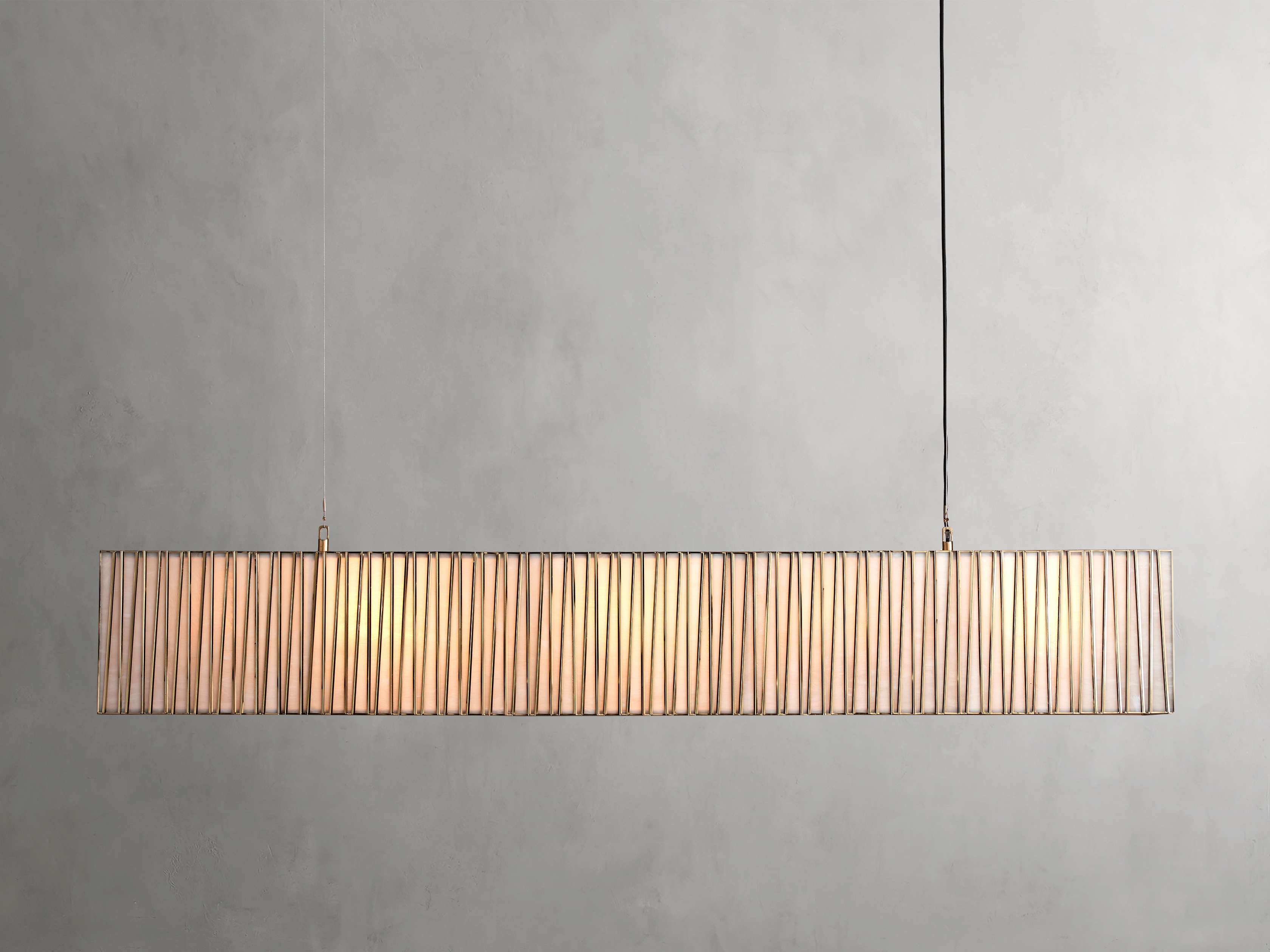 Jeunet Rectangular Chandelier by Bling Lighting Studio