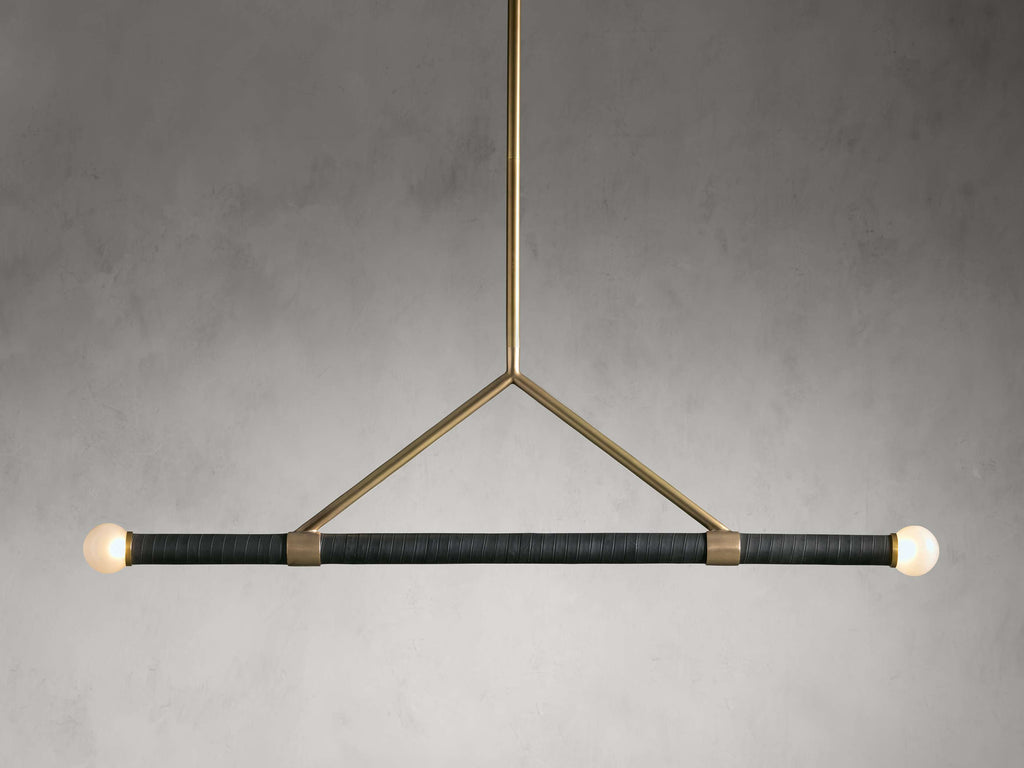 Randall Leather Pendant by Bling Lighting Studio