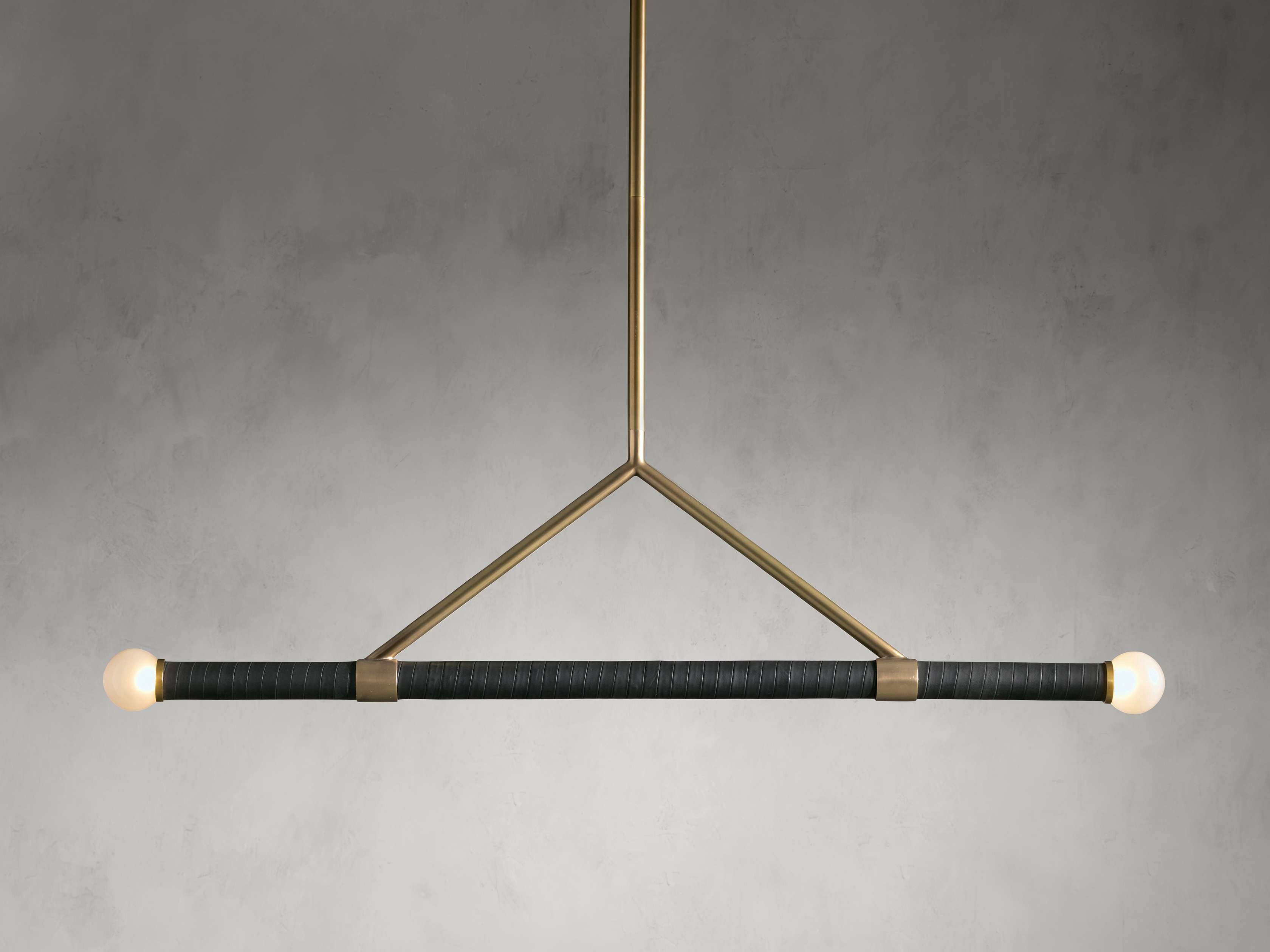 Randall Leather Pendant by Bling Lighting Studio