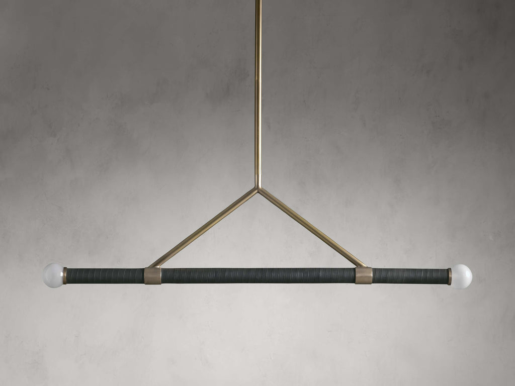 Randall Leather Pendant by Bling Lighting Studio
