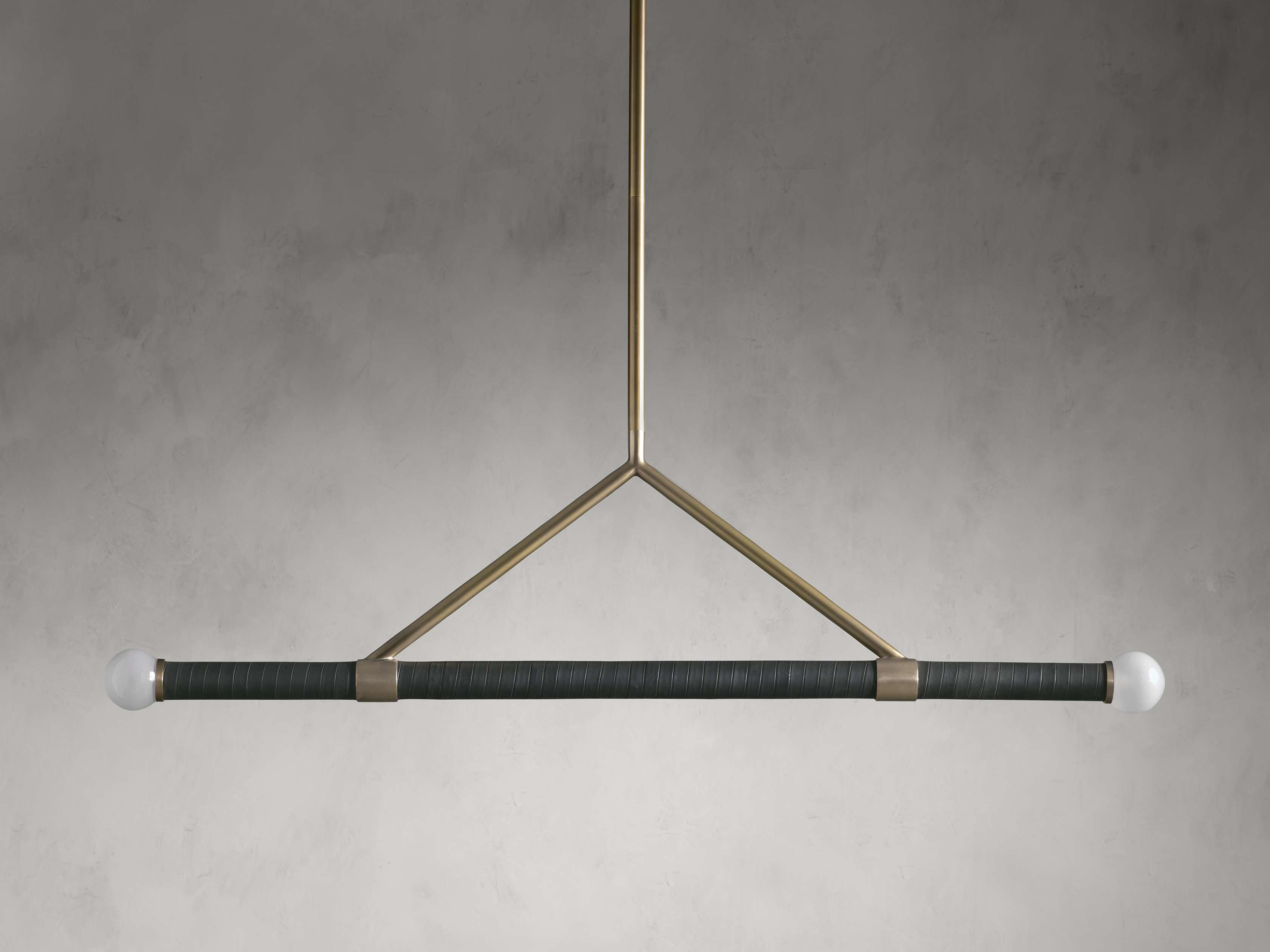 Randall Leather Pendant by Bling Lighting Studio