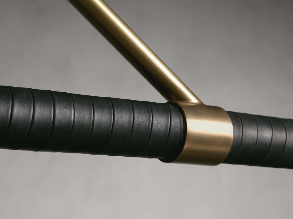 Randall Leather Pendant by Bling Lighting Studio