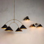 Arno 4-Light Chandelier by Bling Lighting Studio