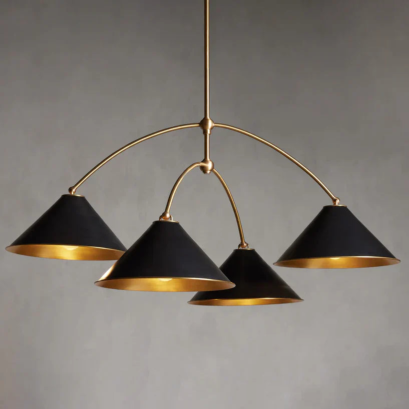 Arno 4-Light Chandelier by Bling Lighting Studio