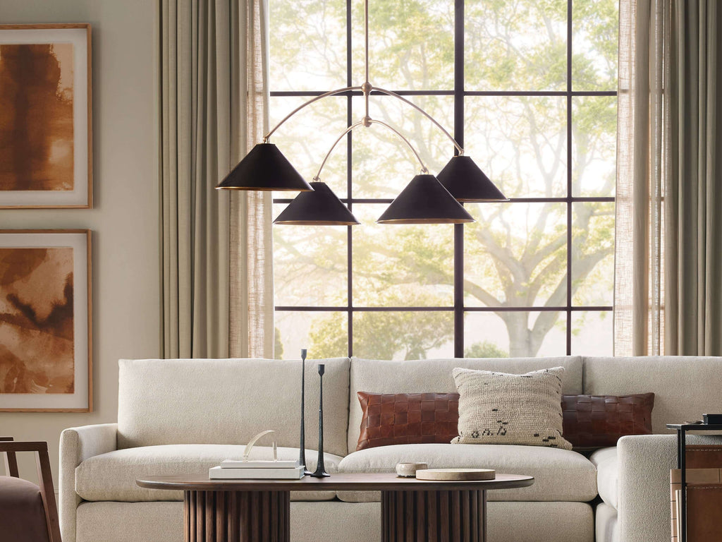 Arno 4-Light Chandelier by Bling Lighting Studio