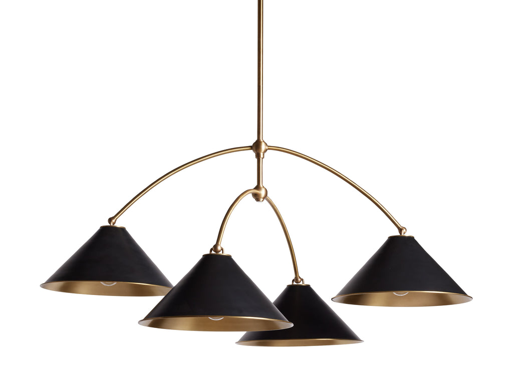 Arno 4-Light Chandelier by Bling Lighting Studio