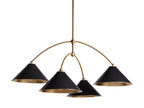 Arno 4-Light Chandelier by Bling Lighting Studio