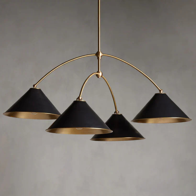 Arno 4-Light Chandelier by Bling Lighting Studio