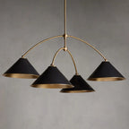 Arno 4-Light Chandelier by Bling Lighting Studio