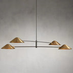 Simms 4-Light Linear Chandelier by Bling Lighting Studio
