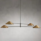 Simms 4-Light Linear Chandelier by Bling Lighting Studio
