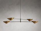 Simms 4-Light Linear Chandelier by Bling Lighting Studio