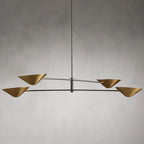 Simms 4-Light Linear Chandelier by Bling Lighting Studio
