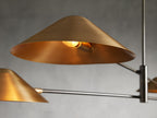 Simms 4-Light Linear Chandelier by Bling Lighting Studio