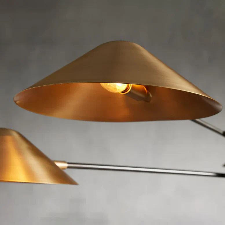 Simms 4-Light Linear Chandelier by Bling Lighting Studio