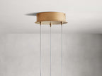 Arica Alabaster Round Chandelier by Bling Lighting Studio
