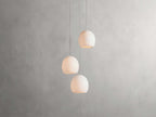 Arica Alabaster Round Chandelier by Bling Lighting Studio