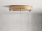 Arica Alabaster Round Chandelier by Bling Lighting Studio