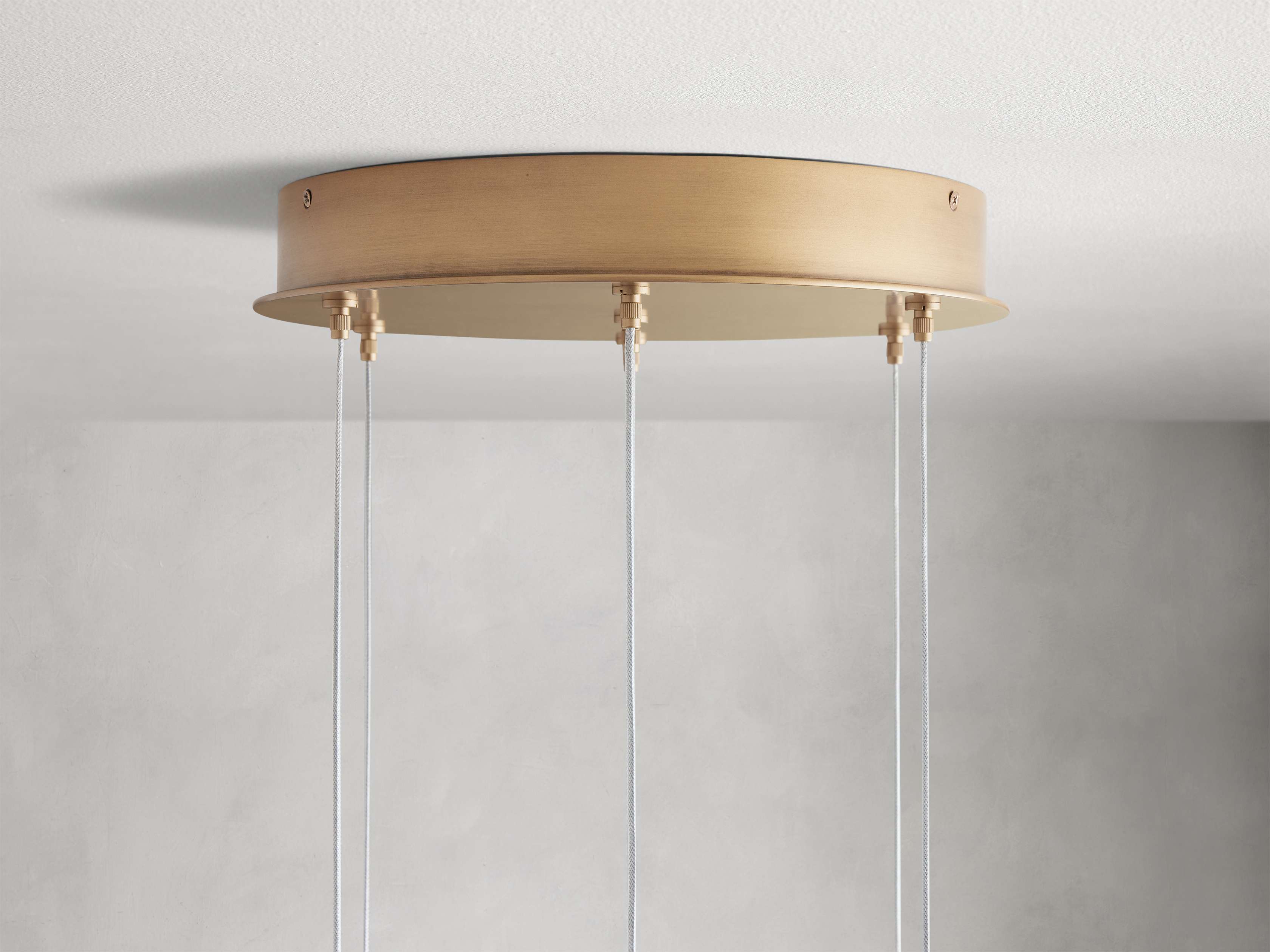 Arica Alabaster Round Chandelier by Bling Lighting Studio
