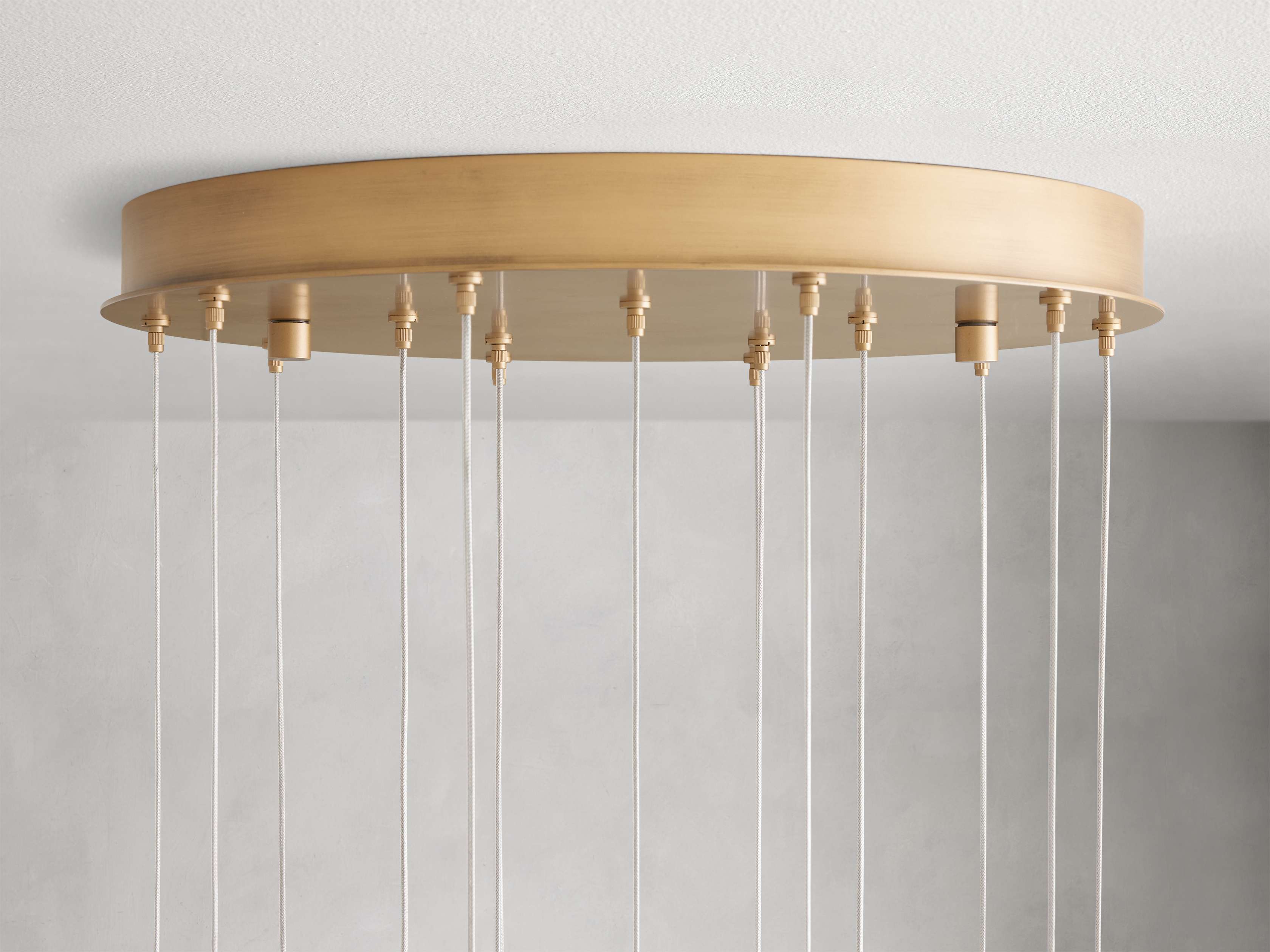 Arica Alabaster Round Chandelier by Bling Lighting Studio