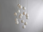Arica Alabaster Round Chandelier by Bling Lighting Studio
