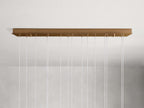 Arica Alabaster Rectangular Chandelier by Bling Lighting Studio