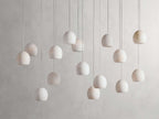 Arica Alabaster Rectangular Chandelier by Bling Lighting Studio