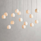Arica Alabaster Rectangular Chandelier by Bling Lighting Studio